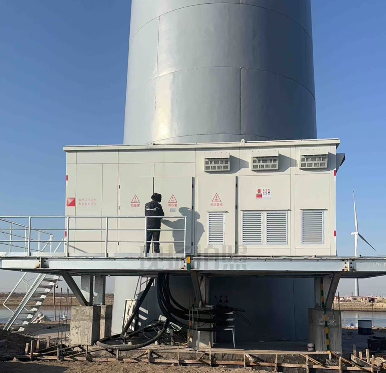 Hua-style compact substation enclosure used in photovoltaic project installations